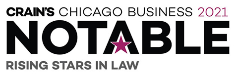 Crain's Chicago Business 2021 Notable Rising Stars in Law logo