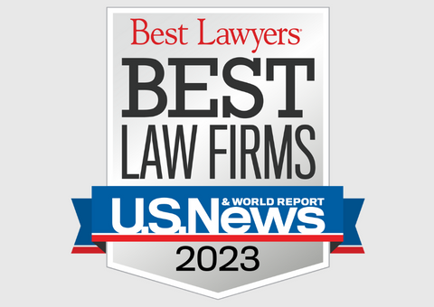 Best Lawyers Best Law Firms 2023 badge