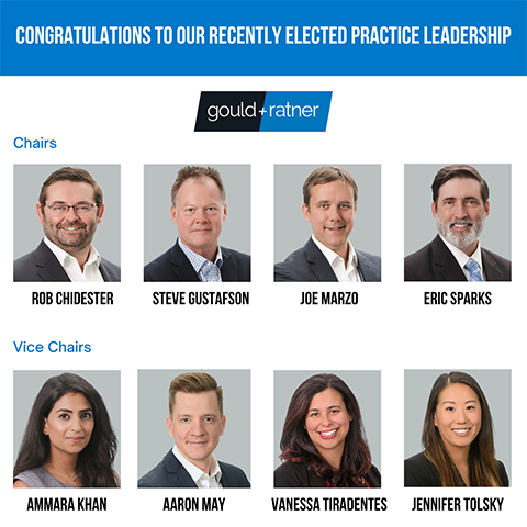 Congratulations to Gould & Ratner elected chairs and vice chairs